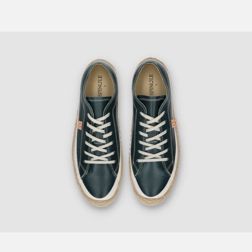 Spingle Move SPM-110 Teal Kangaroo Leather Sneakers from Japan Size L